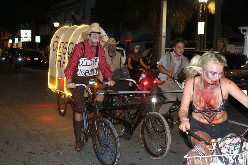 Zombie Bike Ride 2018 photo - Duval Street, Key West